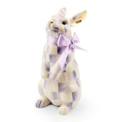 Violet Check Bunny