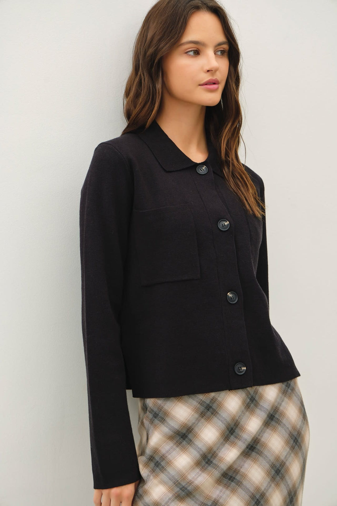Eunice Cropped Knit Jacket