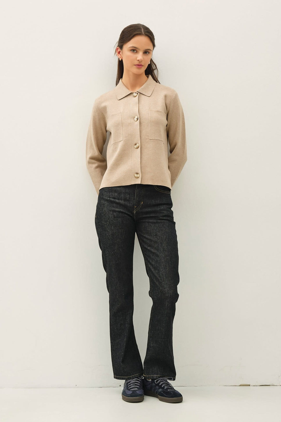 Eunice Cropped Knit Jacket