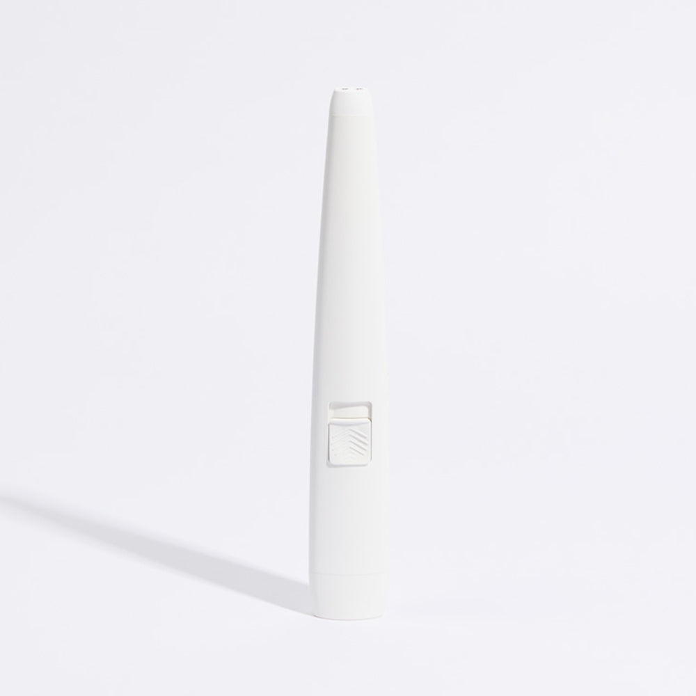 Black ABS Motli lighter with multi-light battery indicator and on/off switch safety feature.