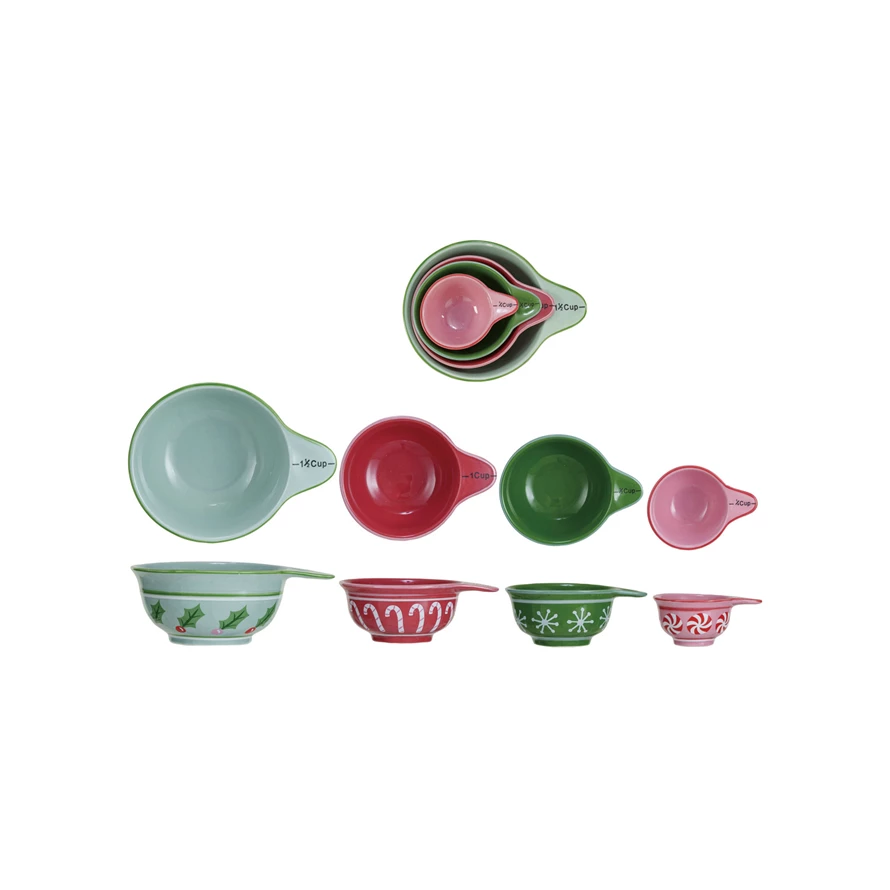 Cup Stoneware Measuring Cups - Sold as Set