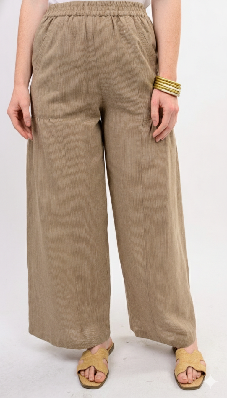 Angie Wide Leg Stripe Pant