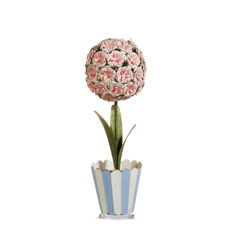 15" Hydrangea Metal Topiaries - Sold Individually