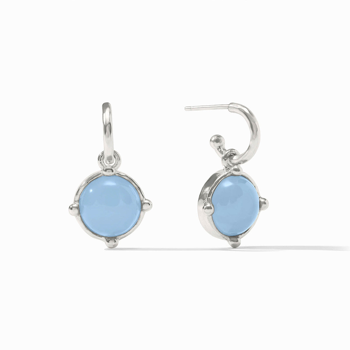 Honeybee Hoop & Charm earring with gold-tone finish featuring a small bee charm on the hoop.