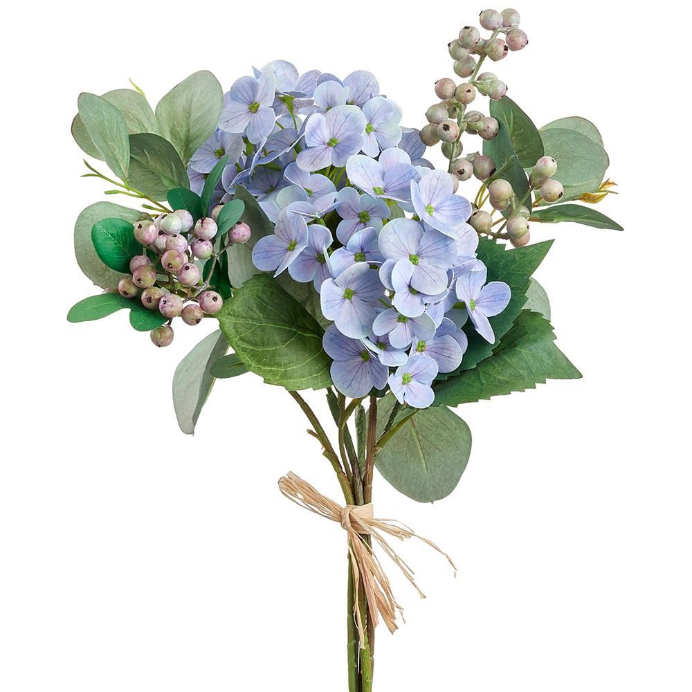16.5" Hydrangea/Eucalyptus Bouquet