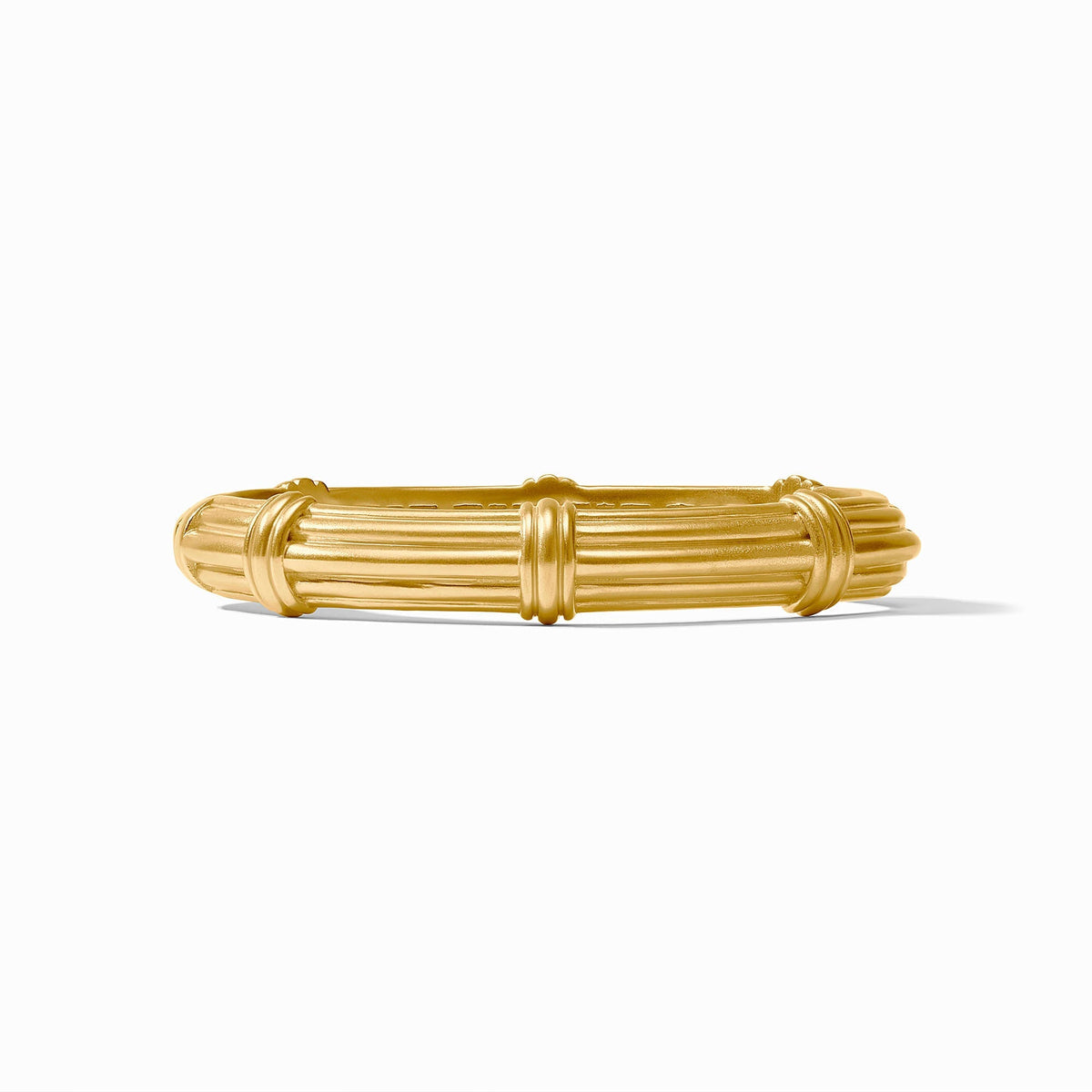 Portofino Demi Hinge Bangle in polished silver-tone metal with a spring hinge closure.
