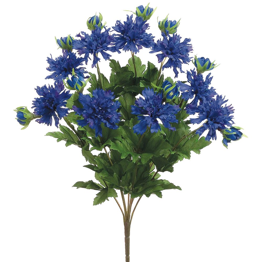 17 Inch Cornflower Bush  - Blue