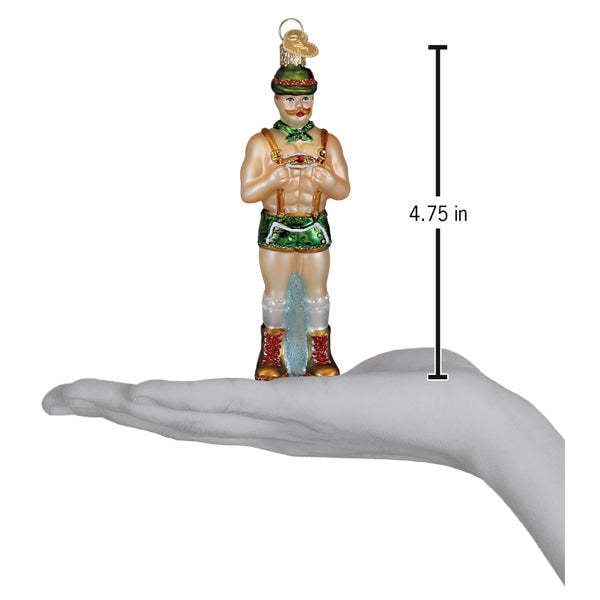 Dasher, Holly Jolly Hunk Ornament