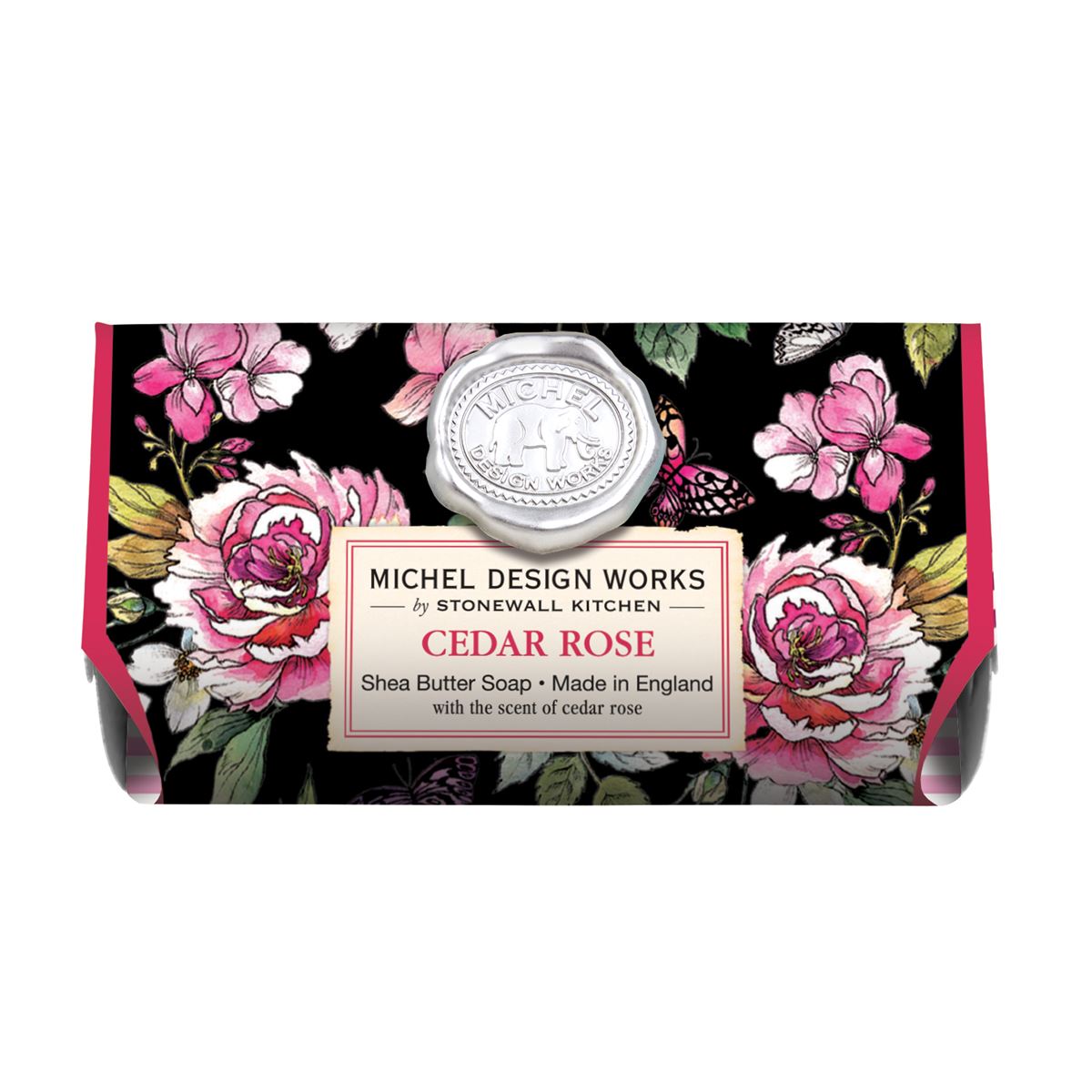 Large bath soap bar with a smooth rectangular shape in neutral beige tone.
