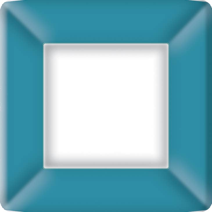 10" Square Paper Plates Classic Linen