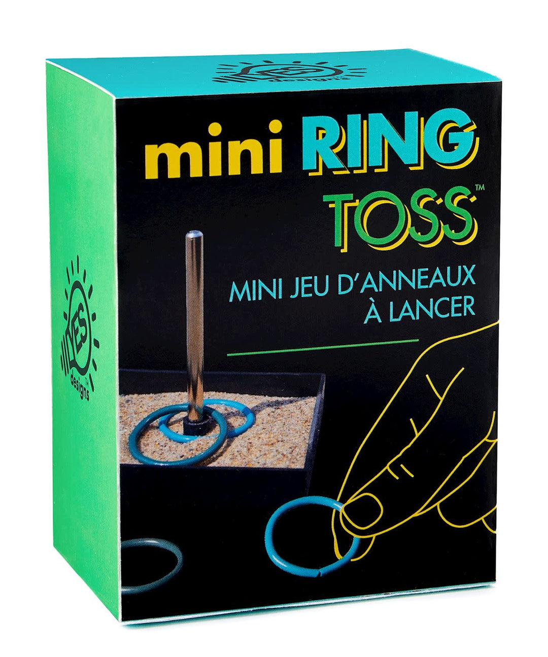 Desktop Finger Ring Toss Game Set