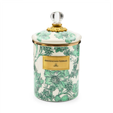 Emerald English Garden Canister