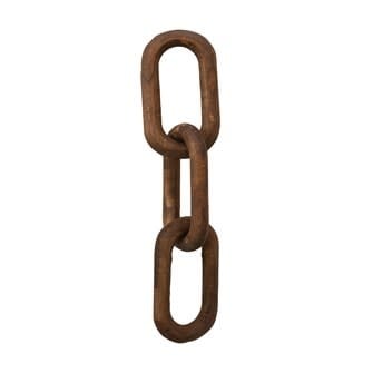 Reclaimed Wood Chain with  3 Links