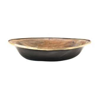 Horn Bowl w/ Brass Rim