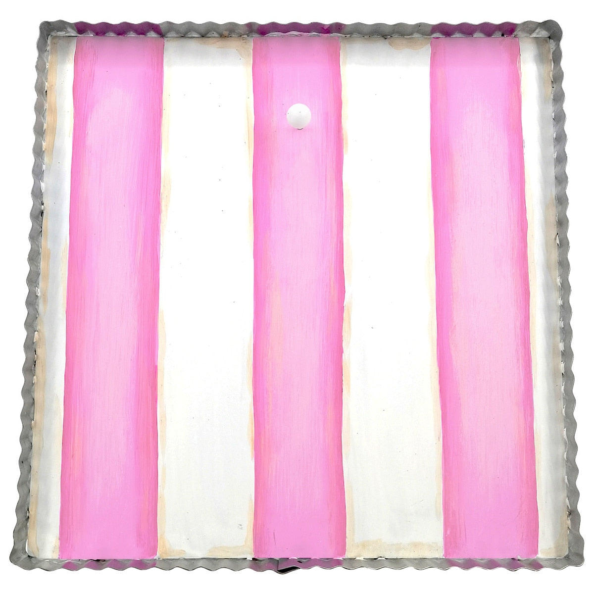 Pink and white display board with easel stand function