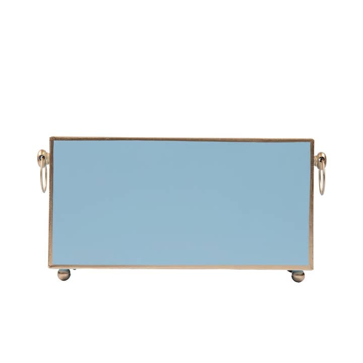 Rectangular cachepot planter in matte finish with clean lines holding greenery.