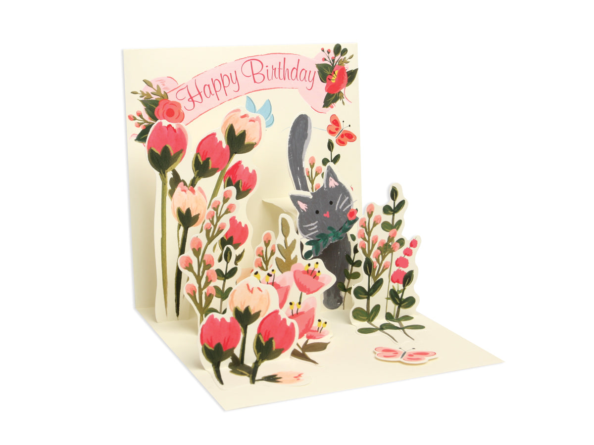 White envelope with Summer Treasures Card featuring gold foil accents.