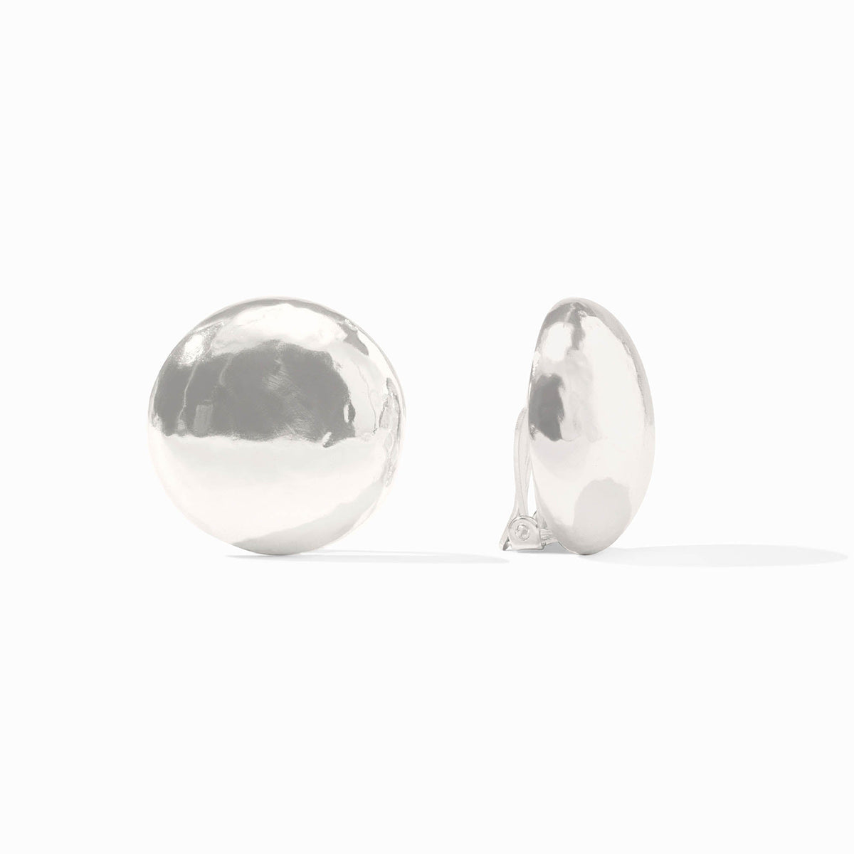 Solara Clip Silver: a one-inch tarnish-free pure silver plate hair clip with a simple silhouette.