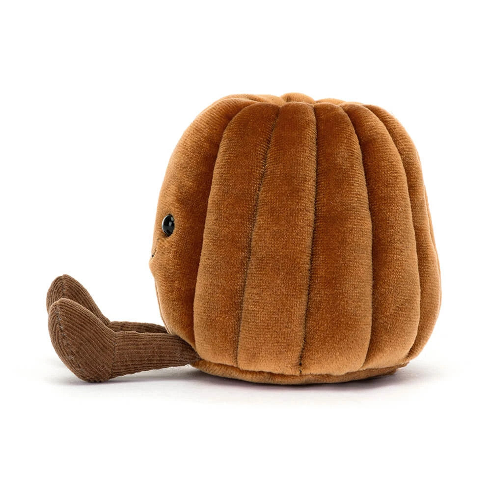 Amuseables Carole Canelé plush toy in beige polyester with a soft rounded silhouette and PE bean filling.