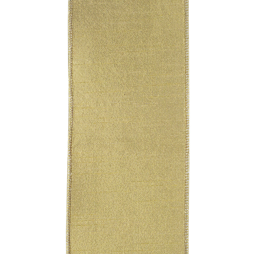 4-inch wide metallic outline wired edge trim in blue with a diamond pattern.