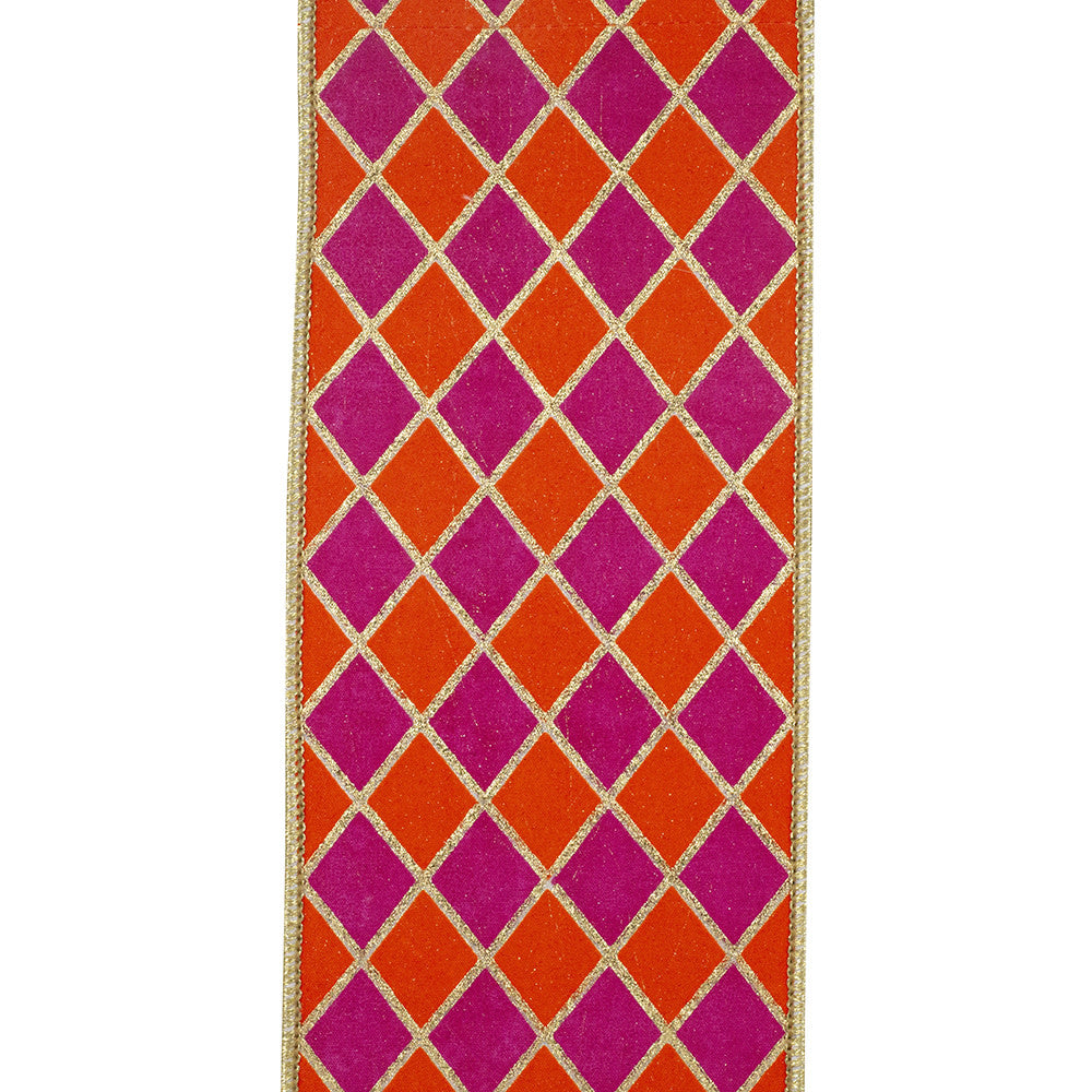 4-inch wide metallic outline wired edge trim in diamond elite style with deluxe finish.