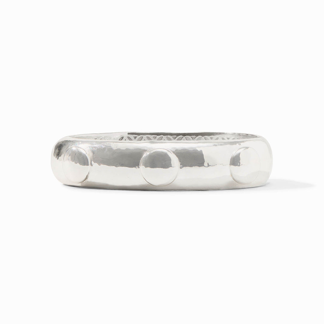 Solara Hinge Bangle - Silver