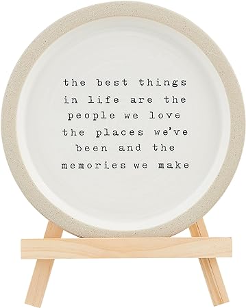Sentiment Plate Easel