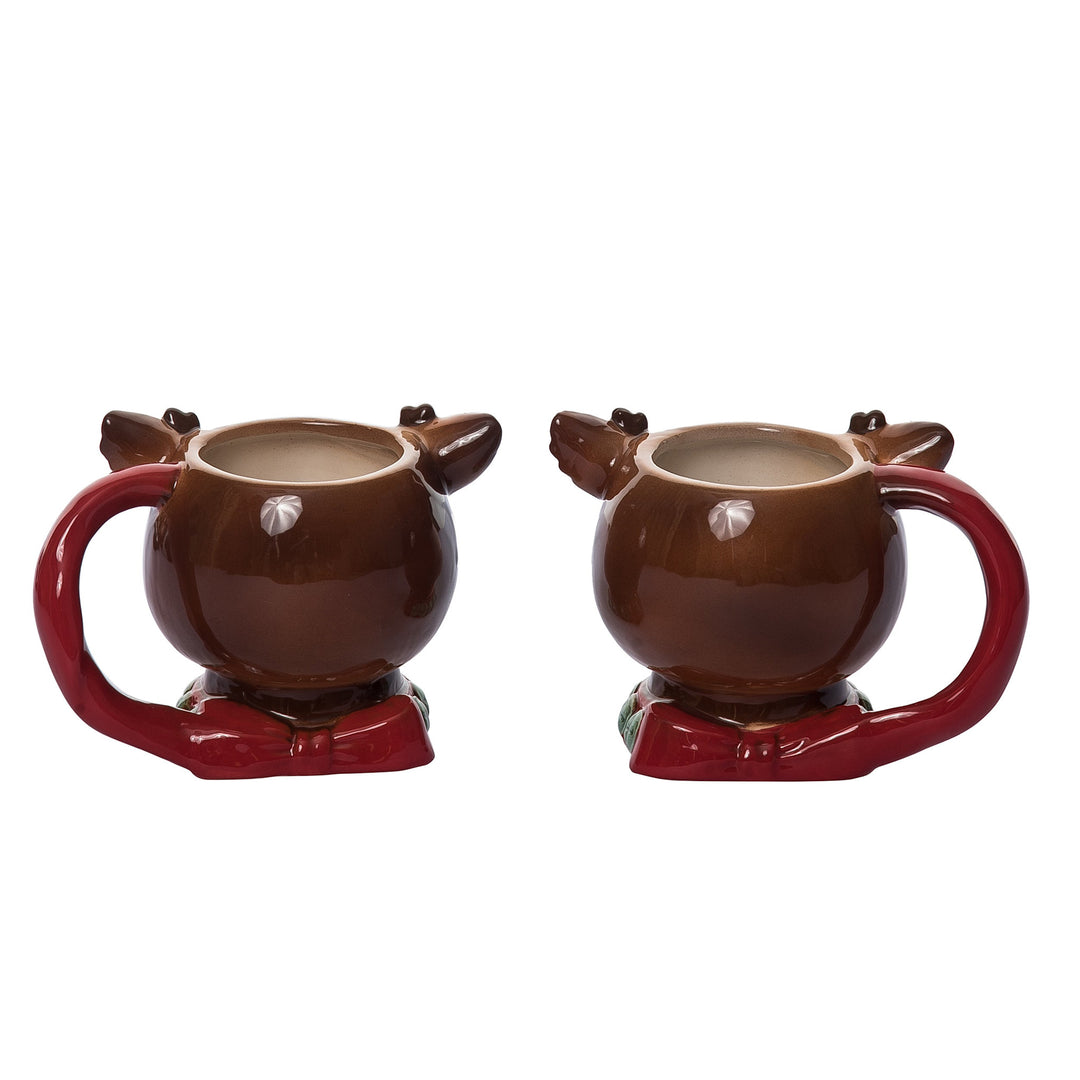 Dol Mini Vintage Christmas Reindeer Mug