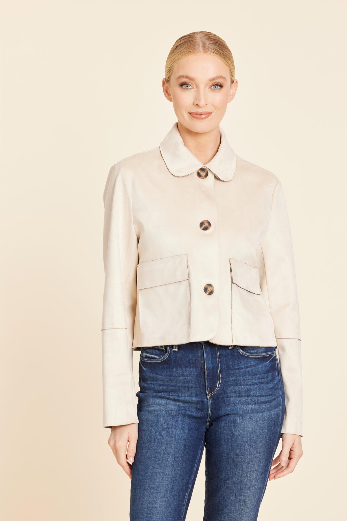 Dolce Cabo Beige Lainey jacket