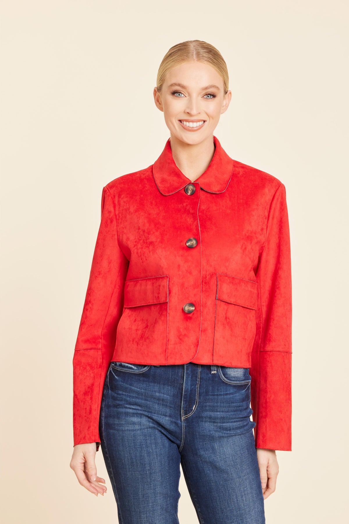 Dolce Cabo Red Lainey jacket