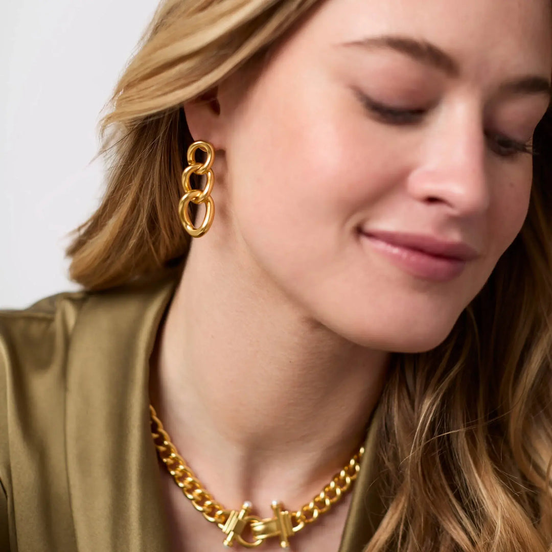 Dolce Link Earring Gold