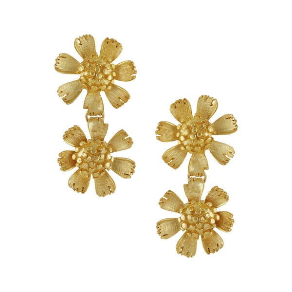 Doubled up Buttercup Earrings