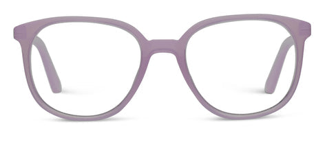 Fruit Punch eyeglasses with thin round frames in juicy colors featuring blue light filtering lenses.