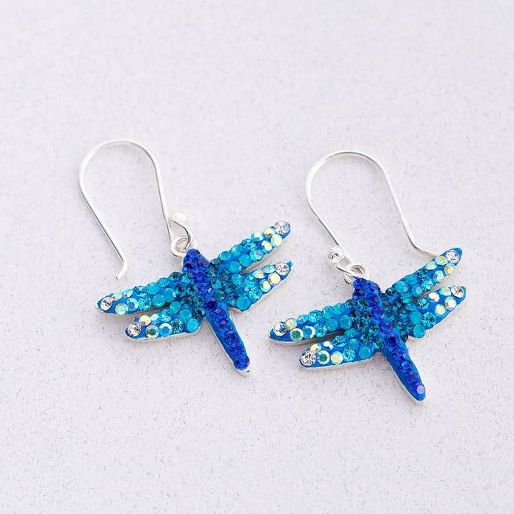 Dragonfly Drop Earrings