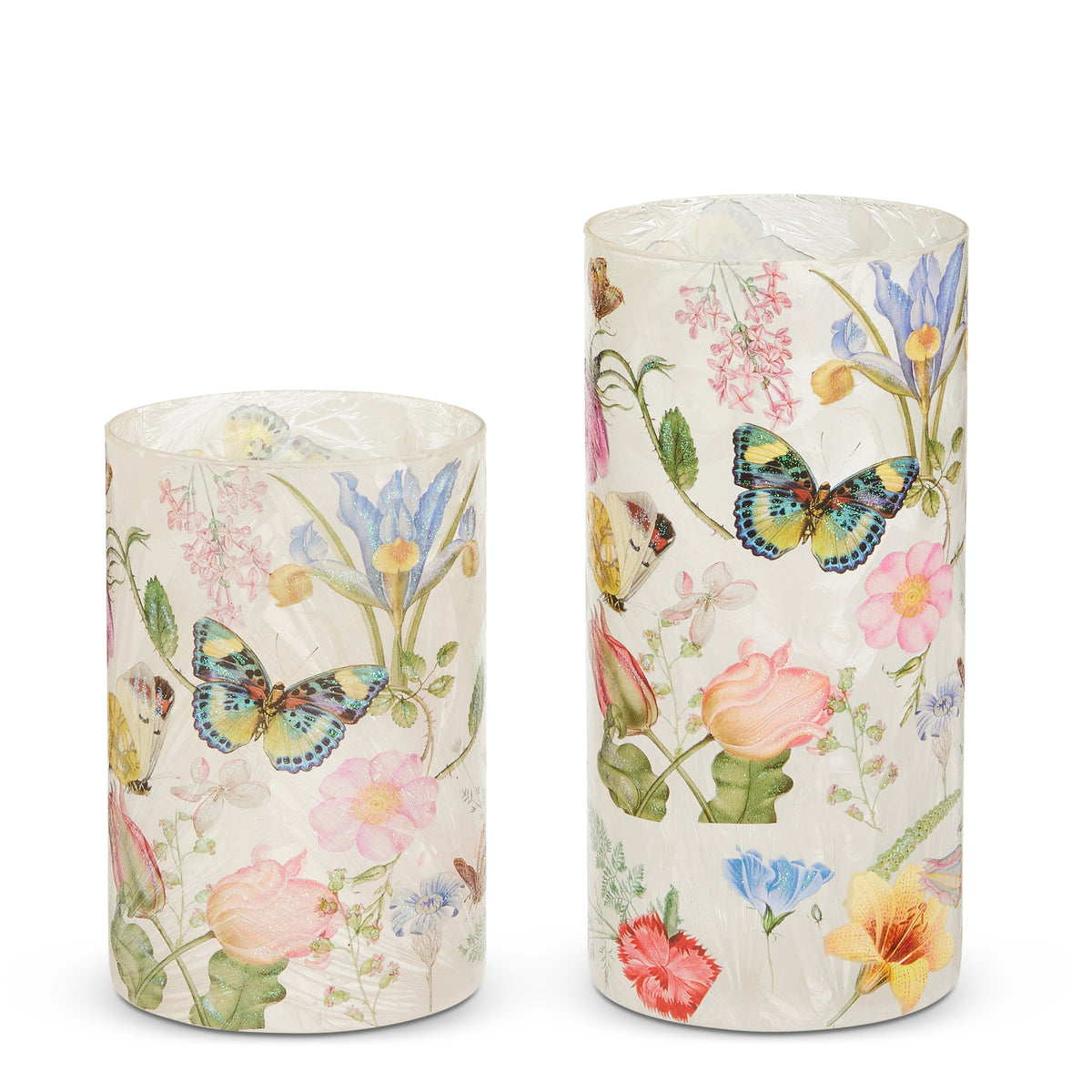 Glass botanical flight container with a clear cylindrical shape.