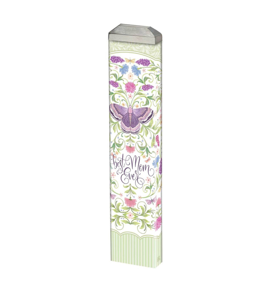 Mini art pole measuring 13 inches with a circular head.