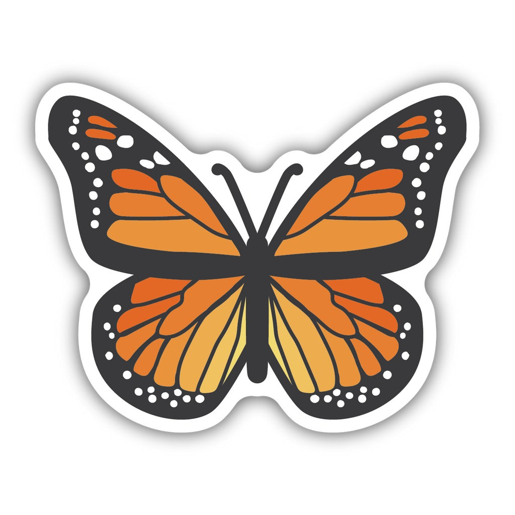 Large printed sticker with a weatherproof finish featuring an abstract geometric pattern in vibrant colors.