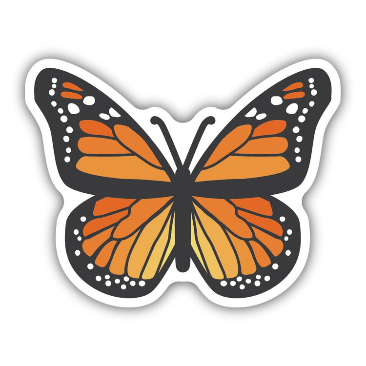 Large printed sticker with a weatherproof finish featuring an abstract geometric pattern in vibrant colors.