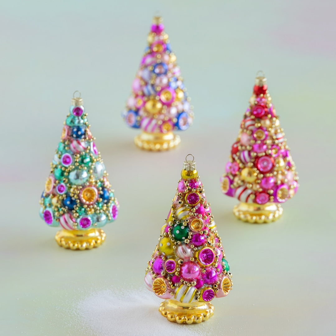Glitterville Golden Grandeur Tree Ornament SOLD INDIVIDUALLY