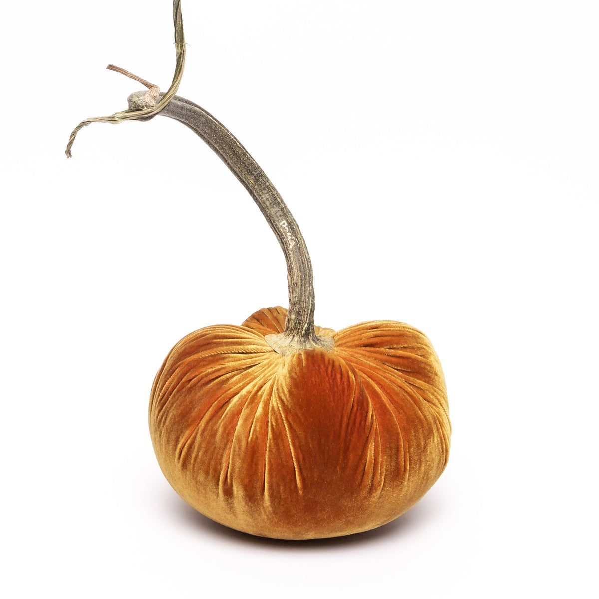 8" Velvet Pumpkin