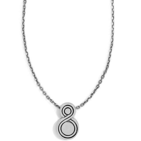 Silver plated adjustable necklace with a fine quality crystal pendant drop.