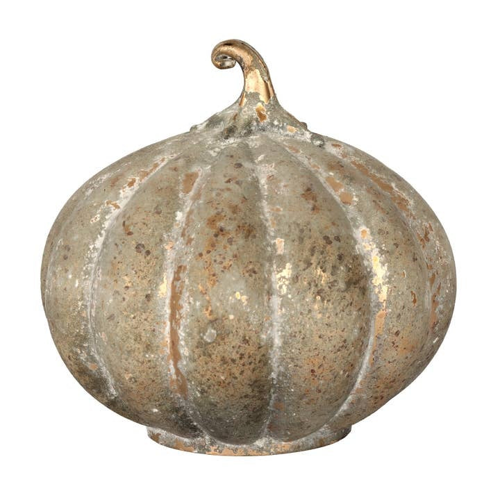 Dusty Finish Glass Pumpkin - Sold Individually