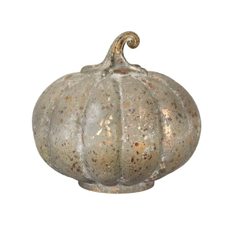 Dusty Finish Glass Pumpkin - Sold Individually