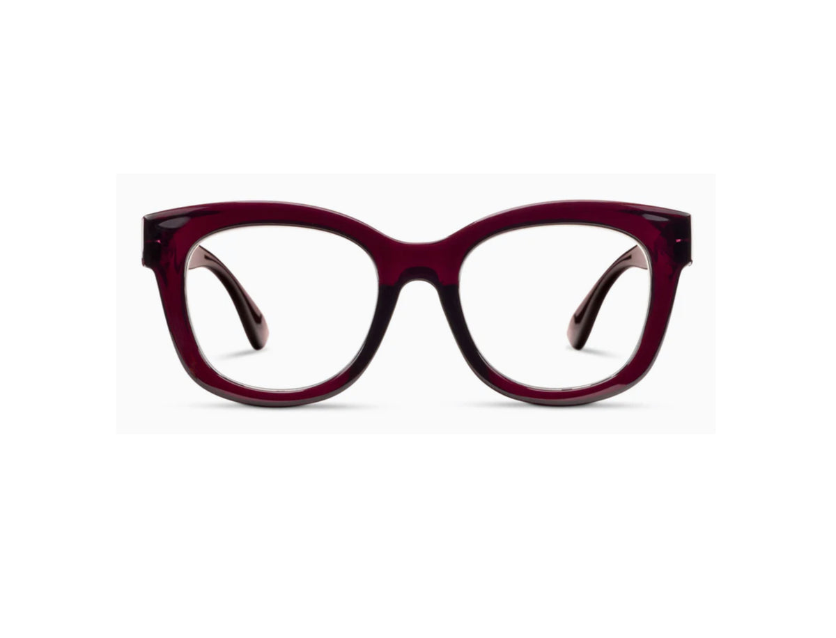 Center Stage Focus sunglasses with round frame, spring hinges, matte black finish.