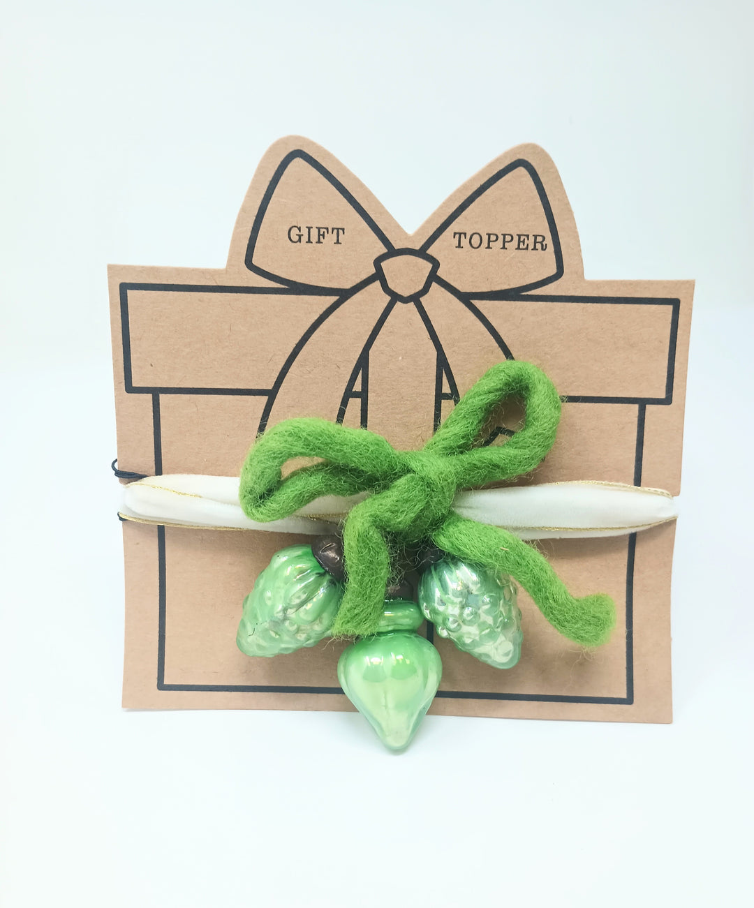 Glass Ornament Gift Topper