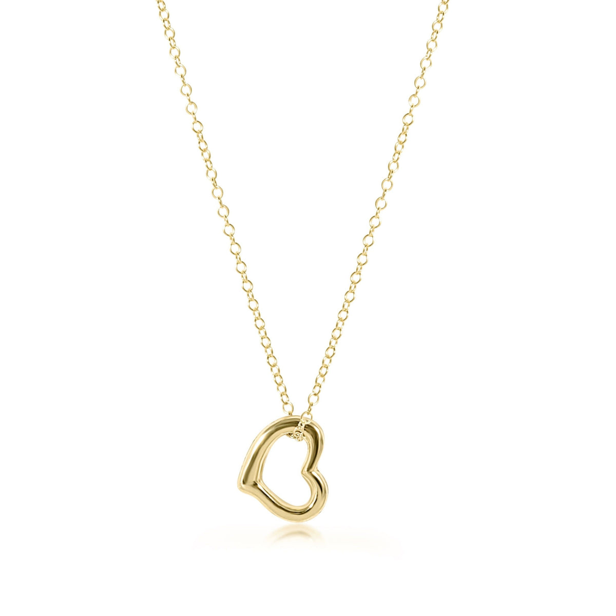 Gold-filled 3mm bead necklace on a 14-inch chain