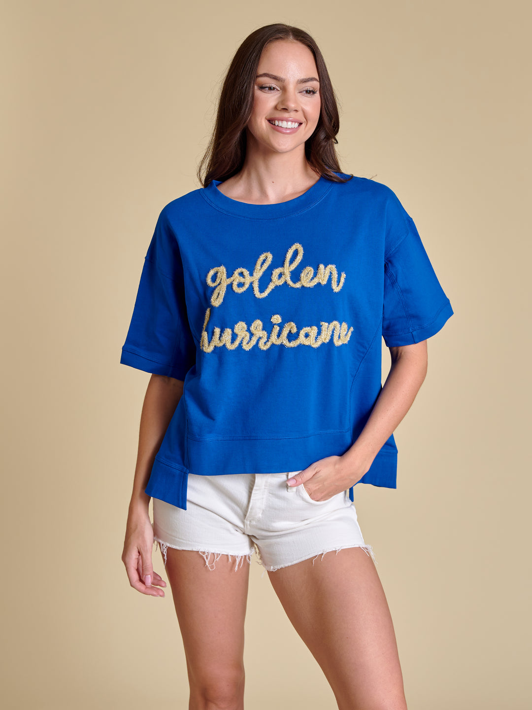 The Glitter Script Boxy Top