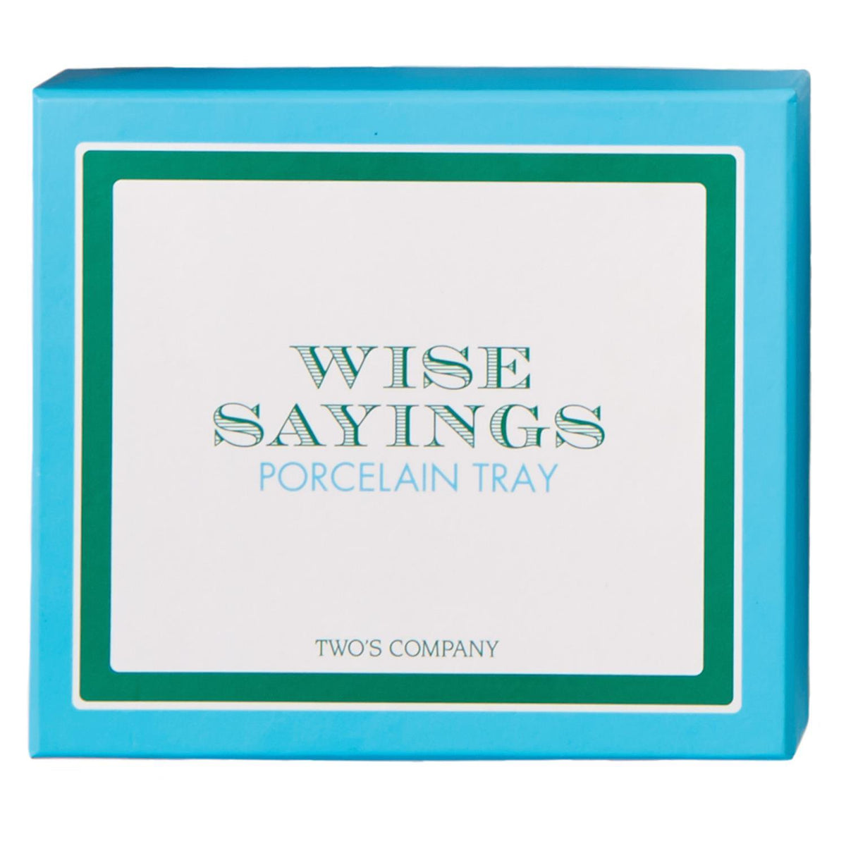Porcelain desk tray with 'Old Friends are the Best Friends' text in a gift box