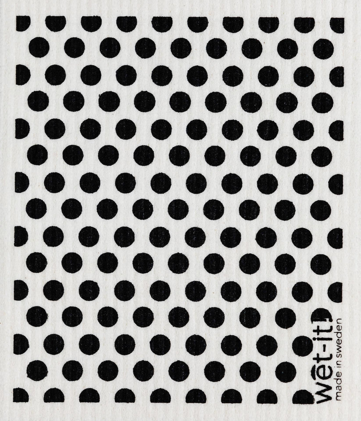 Wet-It! Swedish cloth in natural color with superabsorbent texture.