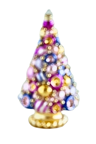 Glitterville Golden Grandeur Tree Ornament SOLD INDIVIDUALLY